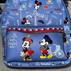 Danielle Nicole springtime in Paris Mickey and Minnie backpack